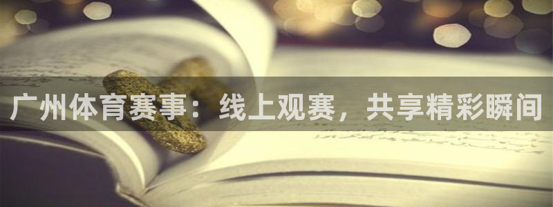 广州体育赛事：线上观赛，共享精彩瞬间